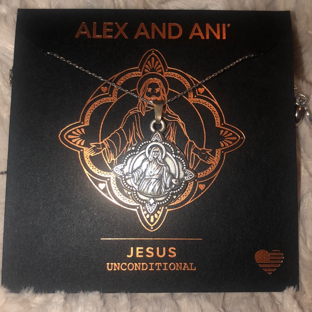 Alex and Ani Jesus necklace